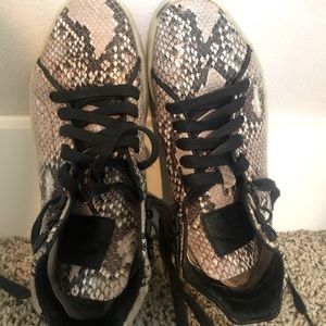 Snake Skin High Tops